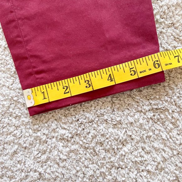 NWOT maroon J crew Cafe Capri pants size 0 - Picture 11 of 14